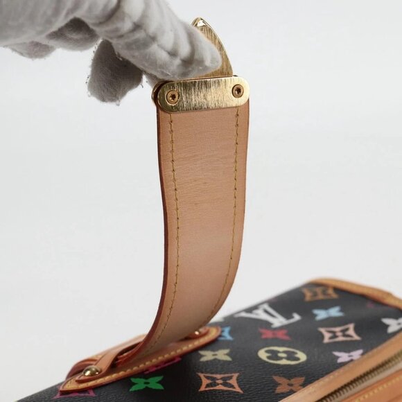 LOUIS VUITTON Monogram Multicolor Shirley Shoulder Bag Black M40050 Auth 121182V - Picture 7 of 15